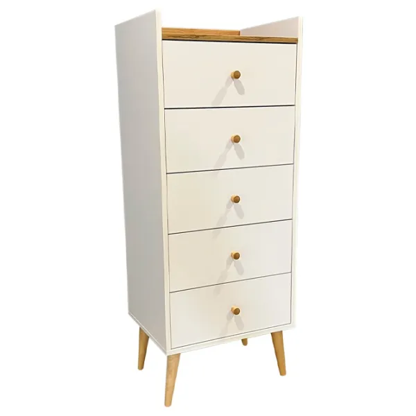 Комод Mobicasa 5 Asgard 127 x 50 x 40см/ ДСП/ Белый photo 1 Комод Mobicasa 5 Asgard 127 x 50 x 40см/ ДСП/ Белый photo 1
