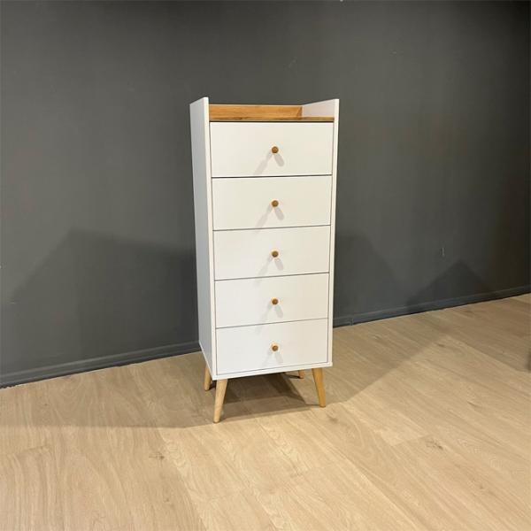 Комод Mobicasa 5 Asgard 127 x 50 x 40см/ ДСП/ Белый photo 2 Комод Mobicasa 5 Asgard 127 x 50 x 40см/ ДСП/ Белый photo 2
