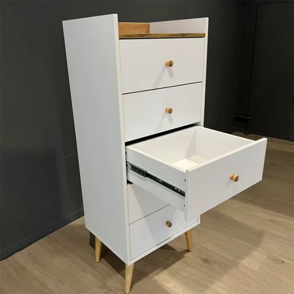Комод Mobicasa 5 Asgard 127 x 50 x 40см/ ДСП/ Белый photo 3 Комод Mobicasa 5 Asgard 127 x 50 x 40см/ ДСП/ Белый photo 3