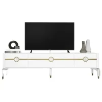 Тумба под телевизор Moda Life Gold bella 55 x 200 x 44.5см/ ДСП