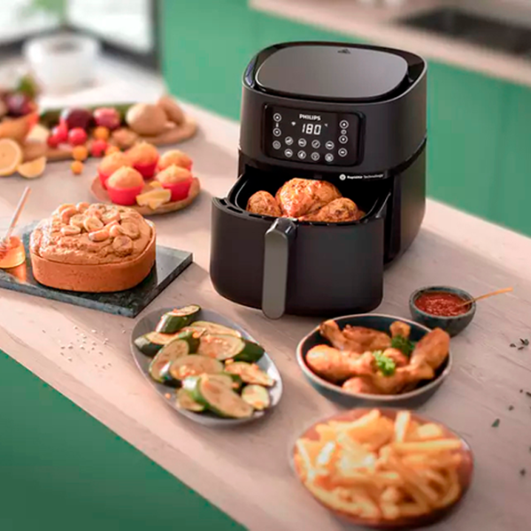 Friteuză-cuptor Philips HD9285/ 93 2000 W/ Black photo 5