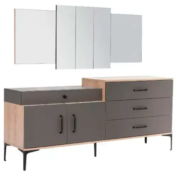 Комод Modalife Milano 160 x 180 x 49см / ДСП / Антрацит photo 1