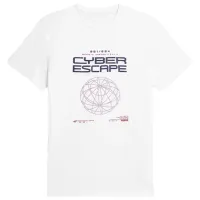 Футболка для мужчин 4F 4faw23ttshm0887 100% хлопок/ White