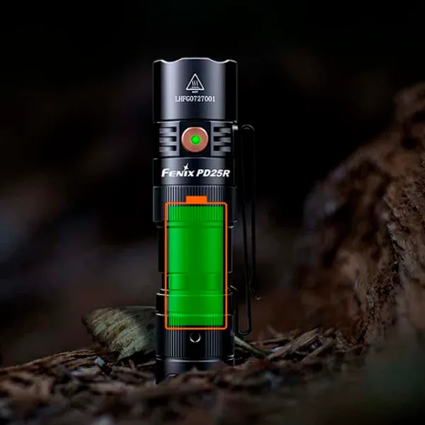 Lanternă Fenix Flashlight PD25R Black photo 6