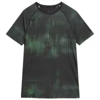 Tricou pentru bărbați 4F 4faw23tftsm455 12% elastan/ Multicolor