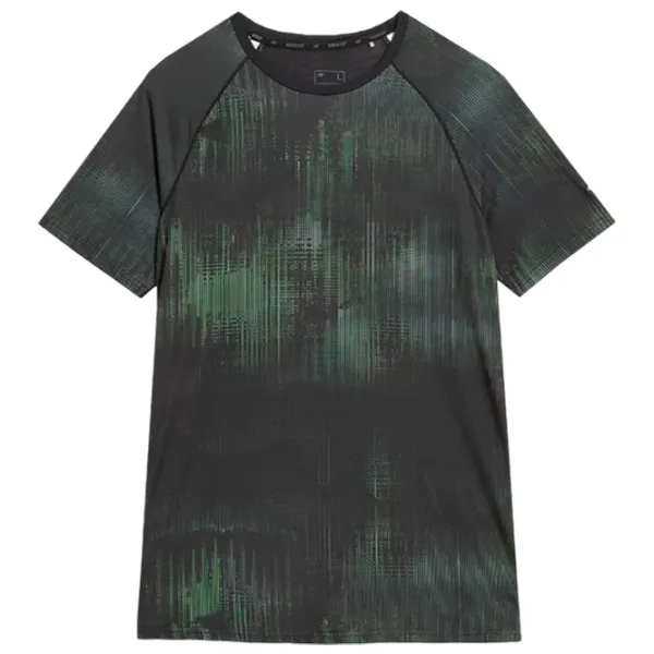 Tricou pentru bărbați 4F 4faw23tftsm455 12% elastan/ Multicolor photo 1