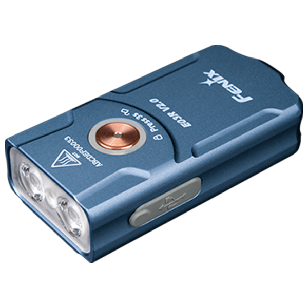 Lanternă Fenix Flashlight E03R V2.0 Blue photo 1