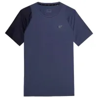 Tricou pentru bărbați 4F 4faw23tftsm452 12% elastan/ Blue
