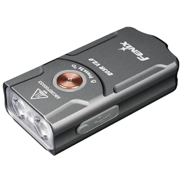Lanternă Fenix Flashlight E03R V2.0 Grey photo 1