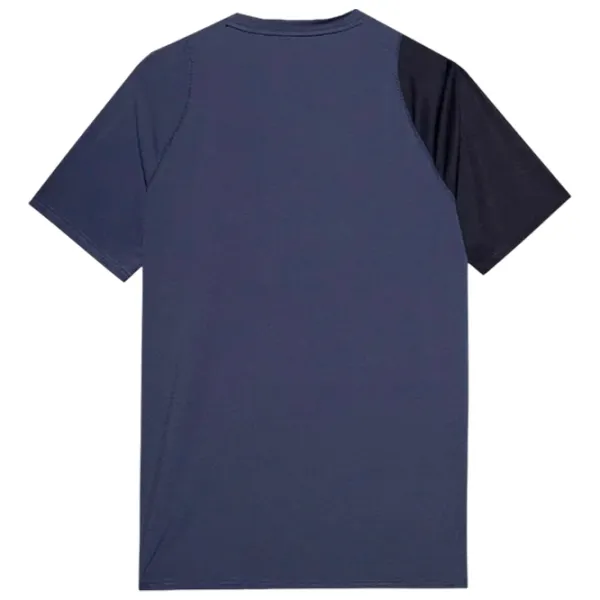 Tricou pentru bărbați 4F 4faw23tftsm452 12% elastan/ Blue photo 3