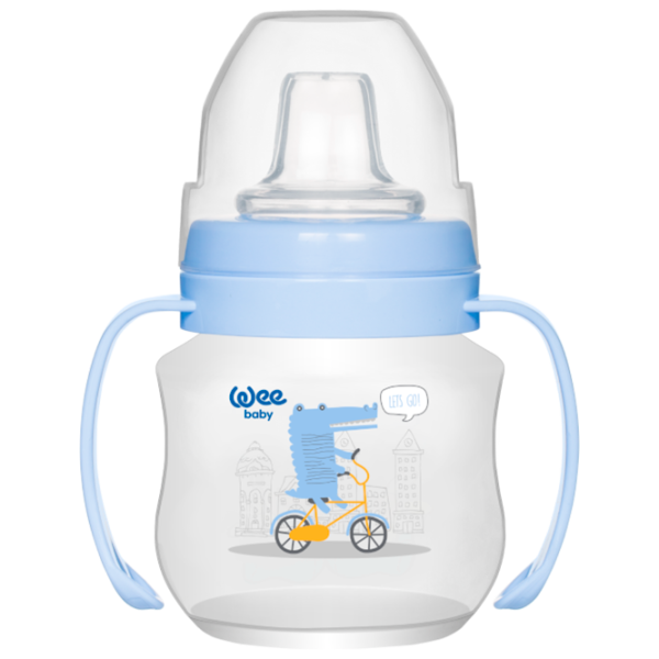 Бутылочка с соломинкой WeeBaby 8690797107536 125 мл Полипропилен/ Разноцветный photo 2