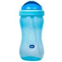 Бутылочка с соломинкой WeeBaby 8690797107611 350 мл 12 месяцев/ Полипропилен/ Разноцветный