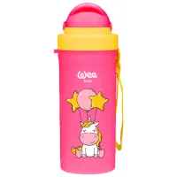 Sticluță cu pai WeeBaby 8690797108960 300 ml 12 luni/ Polipropilenă/ Multicolor photo 2