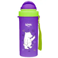 Sticluță cu pai WeeBaby 8690797108960 300 ml 12 luni/ Polipropilenă/ Multicolor photo 3