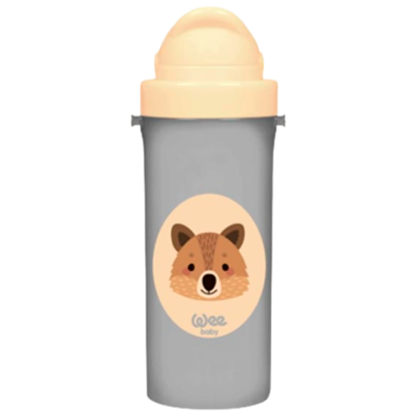 Бутылочка с соломинкой WeeBaby 8690797103958 300 мл 12 месяцев/ Полипропилен/ Разноцветный photo 1