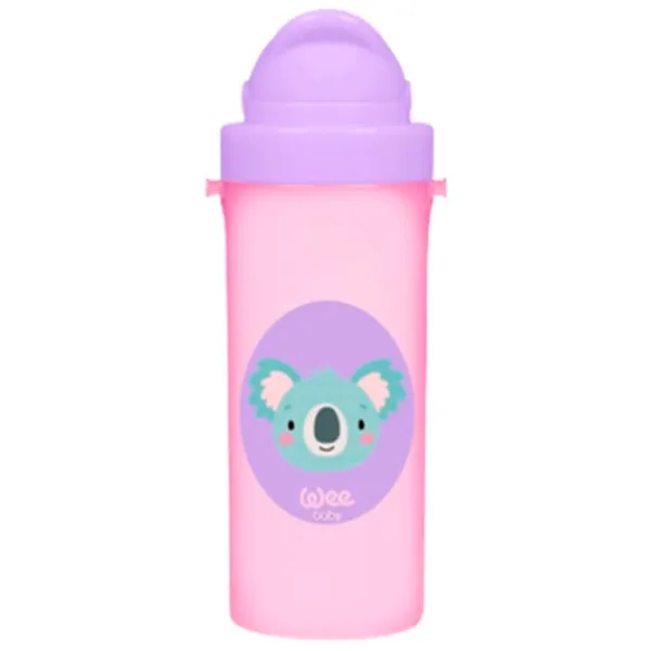 Бутылочка с соломинкой WeeBaby 8690797103958 300 мл 12 месяцев/ Полипропилен/ Разноцветный photo 2