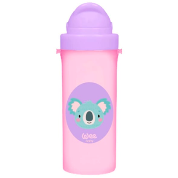 Бутылочка с соломинкой WeeBaby 8690797103958 300 мл 12 месяцев/ Полипропилен/ Разноцветный photo 2