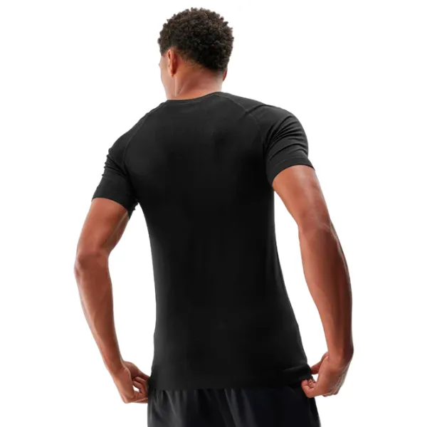 Tricou pentru bărbați 4F 4faw23tftsm435 100% poliamidă/ Black photo 3