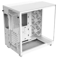 Carcasă NZXT H6 Flow RGB Mid Tower / White photo 3