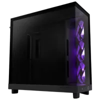 Carcasă NZXT H6 Flow RGB Mid Tower / Black photo 2