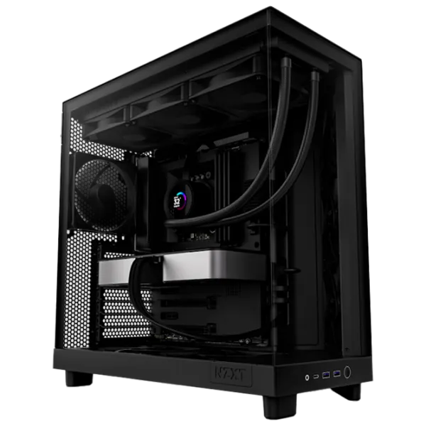 Корпус NZXT H6 Flow RGB Mid Tower / Черный photo 4