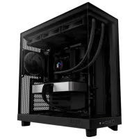 Carcasă NZXT H6 Flow RGB Mid Tower / Black photo 4