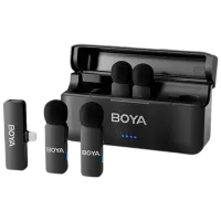 Microfon Boya BY-V4U + Charging Case Black