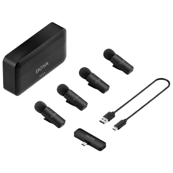 Microfon Boya BY-V4U + Charging Case Black photo 7