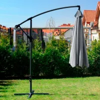 Umbrelă de grădină FunFit 3054 Gray photo 9