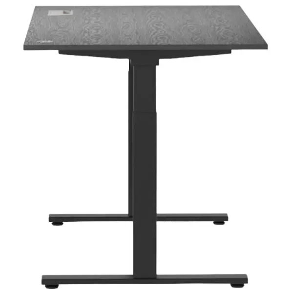 Офисный стол Kulik System E-Table Дерево/ Black photo 3