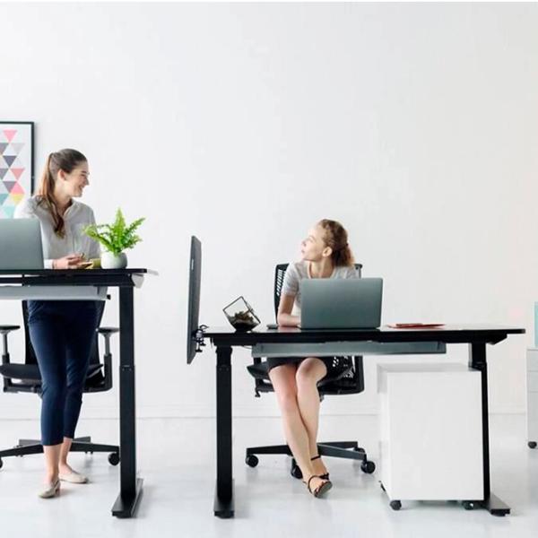 Офисный стол Kulik System E-Table Дерево/ Black photo 6
