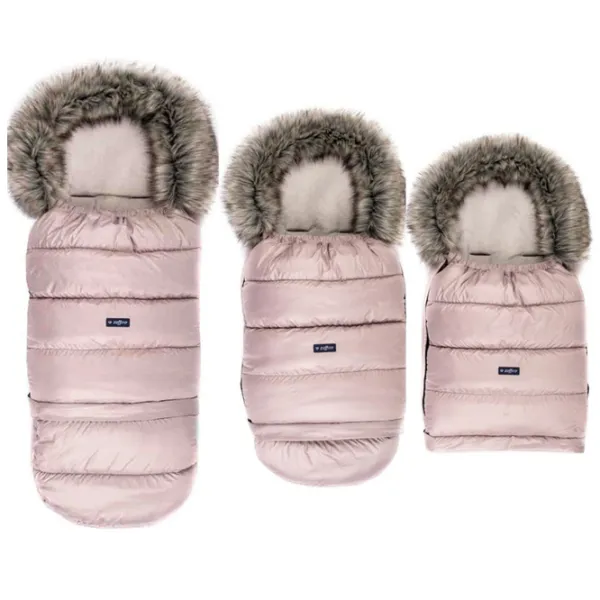 Sac de iarna Zaffiro Grow Up Blană artificială, poliester/ Pink photo 4