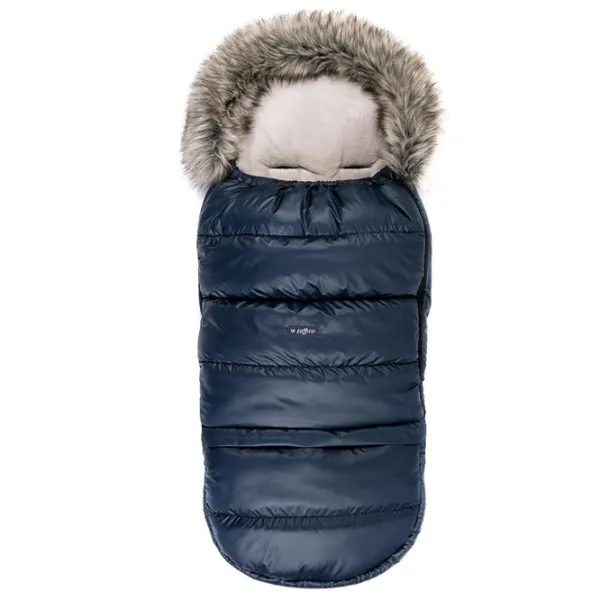 Sac de iarna Zaffiro Grow Up Blană artificială, poliester/ Navy Blue photo 1