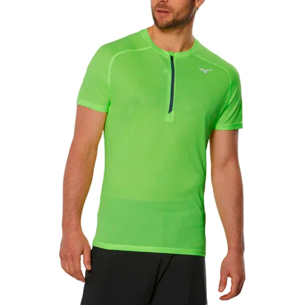 Tricou pentru bărbați Mizuno j2ga2055 100% poliester/ Green photo 1