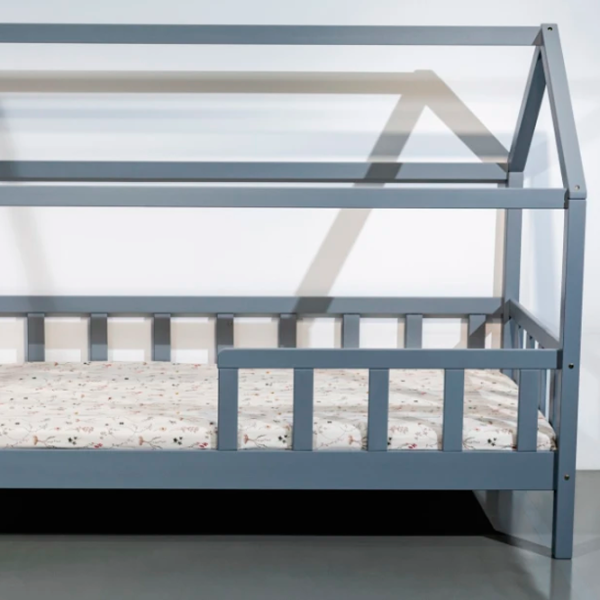 Детская кровать Mobicasa Jasmine 90 x 200 см/ Дерево/ Серый photo 4 Детская кровать Mobicasa Jasmine 90 x 200 см/ Дерево/ Серый photo 4
