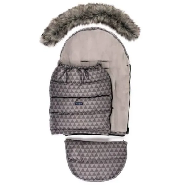 Sac de iarna Zaffiro Grow Up Blană artificială, poliester/ Gray photo 2