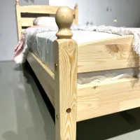 Детская кровать Mobicasa Lira 90 x 200 см/ Дерево/ Натуральный photo 5