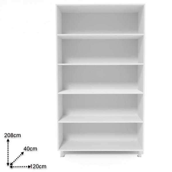 Шкаф Smartex N4 120 x 40см x 208 / ДСП / White photo 2 Шкаф Smartex N4 120 x 40см x 208 / ДСП / White photo 2