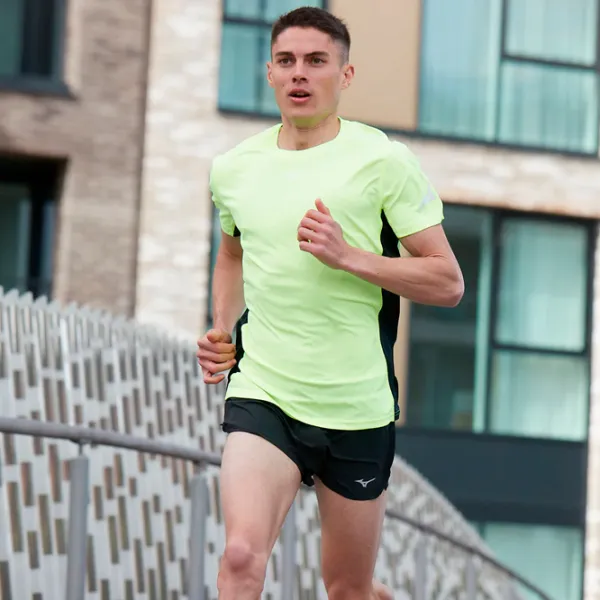 Футболка для мужчин Mizuno j2ga1022 100% полиэстер/ Green photo 2