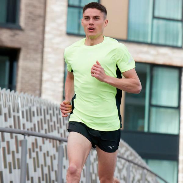 Футболка для мужчин Mizuno j2ga1022 100% полиэстер/ Green photo 2