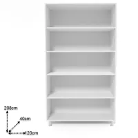 Dulap Smartex N4 120 x 40 x 208 / DSP / White photo 2