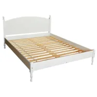 Кровать Mobicasa L-207 160 x 200 см/ Дерево/ White