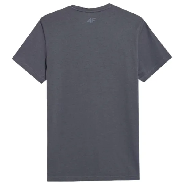 Tricou pentru bărbați 4F 4Fss23ttshm366 100% bumbac/ Gray photo 3