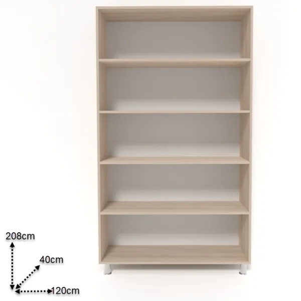 Dulap Smartex N4 120 x 40 x 208 / DSP / Stejar deschis photo 2