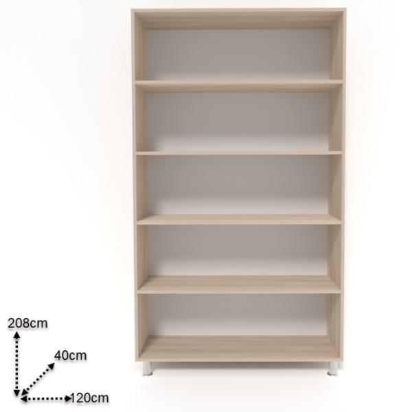 Dulap Smartex N4 120 x 40 x 208 / DSP / Stejar deschis photo 2