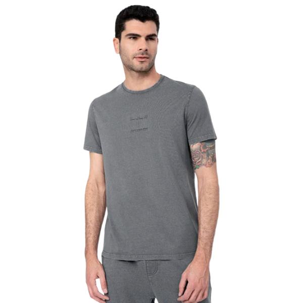 Tricou pentru bărbați 4F 4Fss23ttshm296 100% bumbac/ Gray photo 2