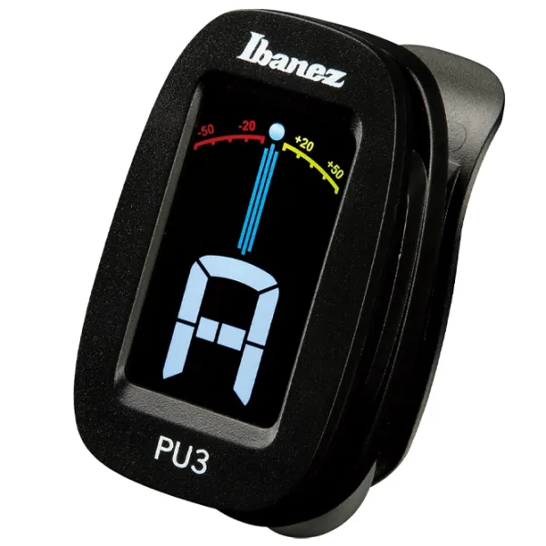 Tuner pentru chitară Ibanez PU3 BK Black/ Plastic photo 1