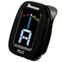 Tuner pentru chitară Ibanez PU3 BK Black/ Plastic