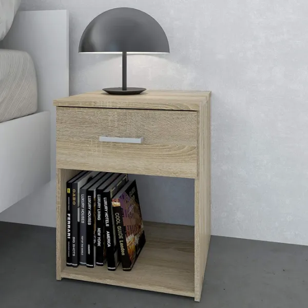 Noptiere Mobhaus 5326746 42.7 x 37.6 x 36/ PAL melaminat/ Sonoma Oak photo 4