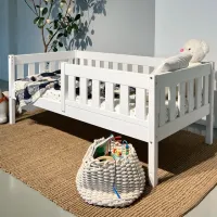 Детская кровать Mobicasa Alvin 80 x 160 см/ Дерево/ White